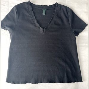 Wild Fable Black shirt: Size Medium
